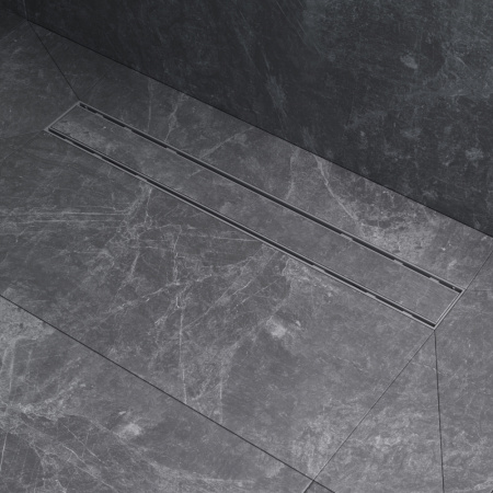 AM.PM W02SC-U11-060-04SB PrimeFlow Трап для душа линейный универс затвор Tile 60см цвет сталь мат