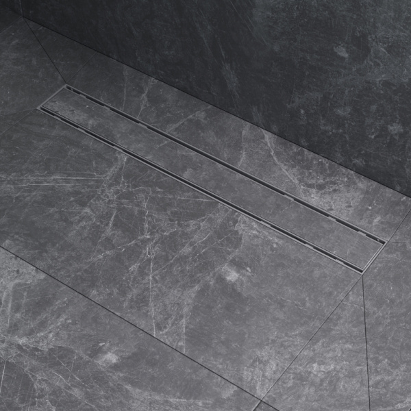 AM.PM W02SC-U11-060-04SB PrimeFlow Трап для душа линейный универс затвор Tile 60см цвет сталь мат