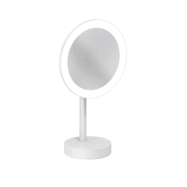 Косметическое зеркало Kludi VELA R с подсветкой цвет-белый матовый 5899553F