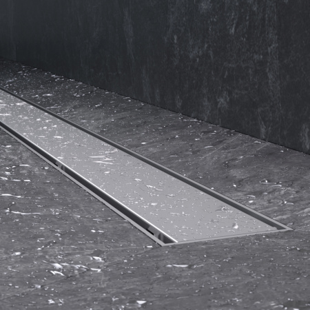 AM.PM W02SC-U11-090-04SB PrimeFlow Трап для душа линейный универс затвор Tile 90см цвет сталь мат