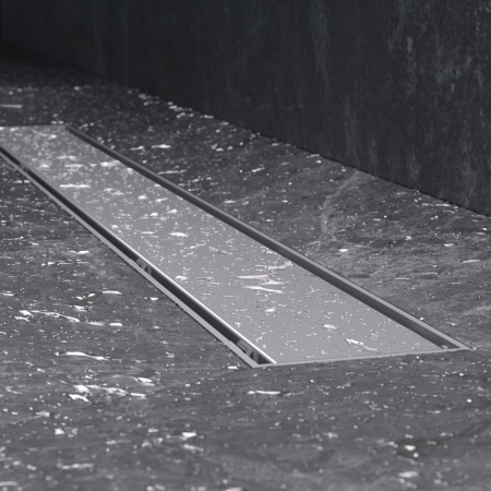 AM.PM W02SC-U11-070-04SB PrimeFlow Трап для душа линейный универс затвор Tile 70см цвет сталь мат