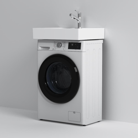 AM.PM M85WCC0601WG050 X-Joy, Раковина над стиральной машиной, керамическая, 60x50 см, белый глянец