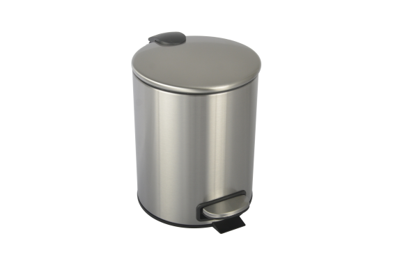 Ведро для мусора Boheme Uno никель 10426-NB