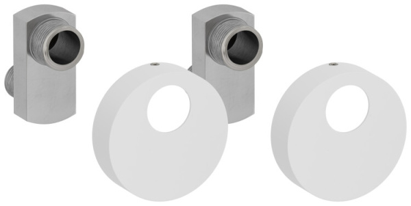 Эксцентрик Сунержа TUBE присоединительный размер-НР G 1/2" / НР G 3/4" цвет-белый матовый 30-1507-0005