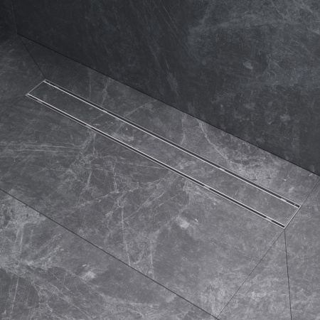 AM.PM W02SC-U11-070-04SB PrimeFlow Трап для душа линейный универс затвор Tile 70см цвет сталь мат