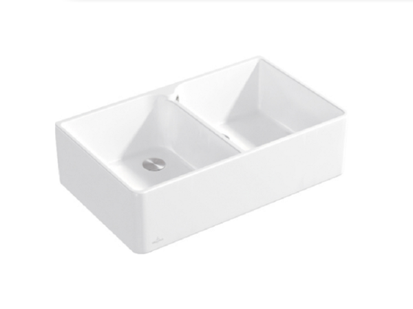Мойка Villeroy&Boch Kitchen шгв 900*550*220 CeramicPlus цвет-альпийский белый 639002R1