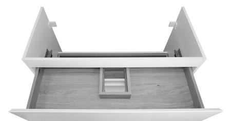 Комплект Тумба Azario Ника 100 1000х475х560 подвесная, с раковиной Monte 100, белый (CS00089923)