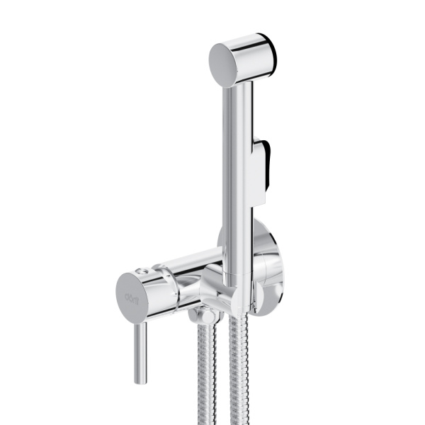 Dorff D3075000 Logic смеситель с гигиеническим душем, встроенный, цвет хром