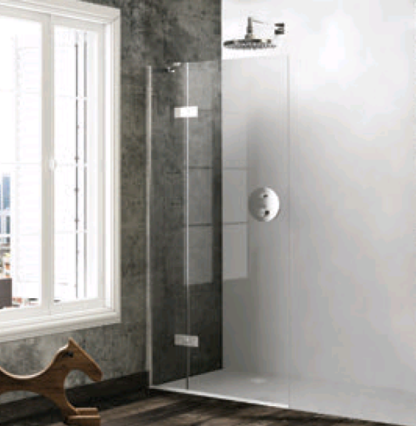 Душевая перегородка Huppe Solva шв 1000*1600 серебро глянцевое цвет стекла-прозрачный Anti-Plaque/нет 21HY1F 9999 92 7500 1000*1600