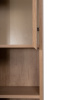 KRAFT Шкаф подвесной с одной распашной дверцей с доводчиками и одной открытой полкой, правосторонний, Rovere Nebrasca Nature, 330x300x1600, KRAFT-1600-1A-SC-RNN-R