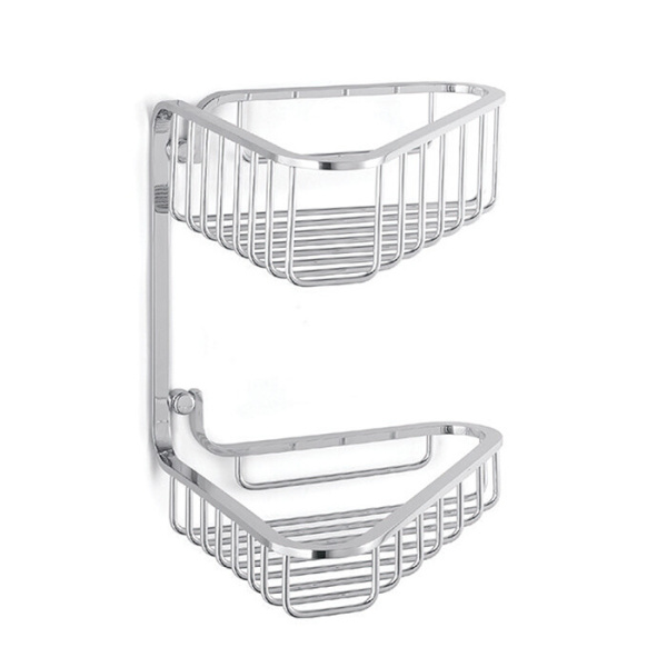 Полка-решетка Bertocci Complements двойная для душа шгв 200*200*250 цвет-хром 104 0161 0000