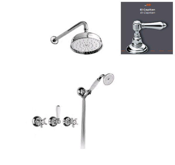 Душевая стойка Nicolazzi El Capitan цвет-хром 1433EXT CR 69