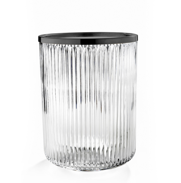 Урна 3SC Elegance шгв 200*200*280 цвет-никель черный матовый EL65ACRCFM