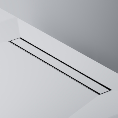 AM.PM W02SC-U11-070-04BM PrimeFlow Трап для душа линейный универс затвор Tile 70см цвет черн мат