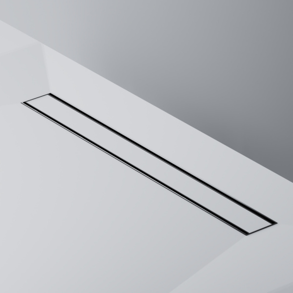 AM.PM W02SC-U11-070-04BM PrimeFlow Трап для душа линейный универс затвор Tile 70см цвет черн мат