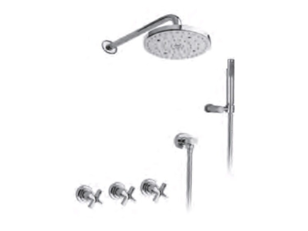 Душевой комплект Nicolazzi M.Croce цвет-Chrome 2233 CR 27