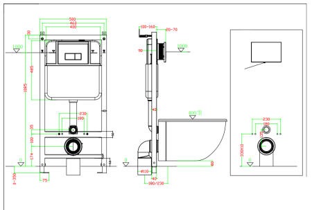 Инсталляция CeramaLux CL811-1 CeramaLux