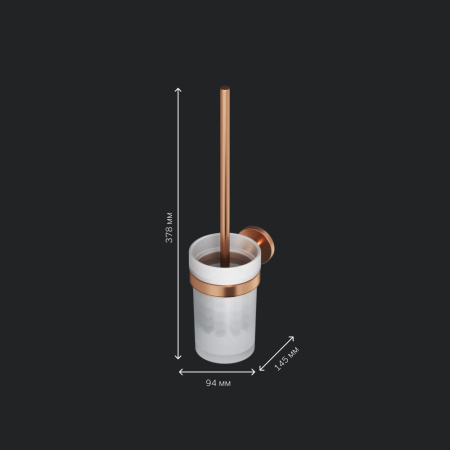 AM.PM A85A33344 X-Joy, Стойка с туалетной щеткой, роз. золото