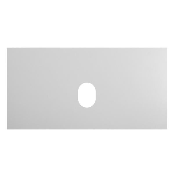 Столешница из керамогранита без отверстия под смеситель 916x468 KEP-90-BO-W0 Bianco Opaco