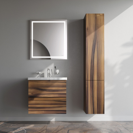 AM.PM M90FHX0602HF Gem, База под раковину, подвесная, 60 см, 2 ящика, цвет: орех