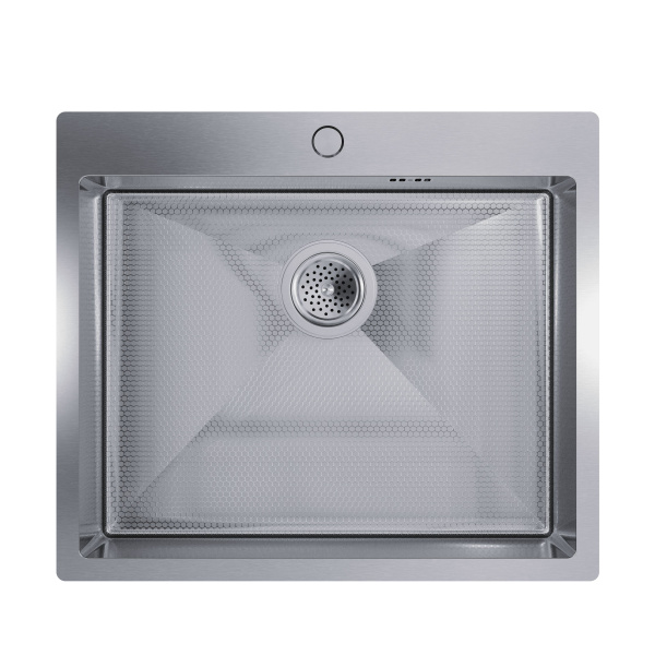 Кухонная мойка FLORACIO Steel F.5951.SSD (DECOR), нержавеющая сталь