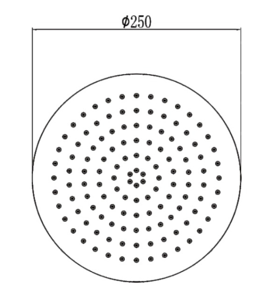 Лейка для верхнего душа Savol (S-YDP02H)