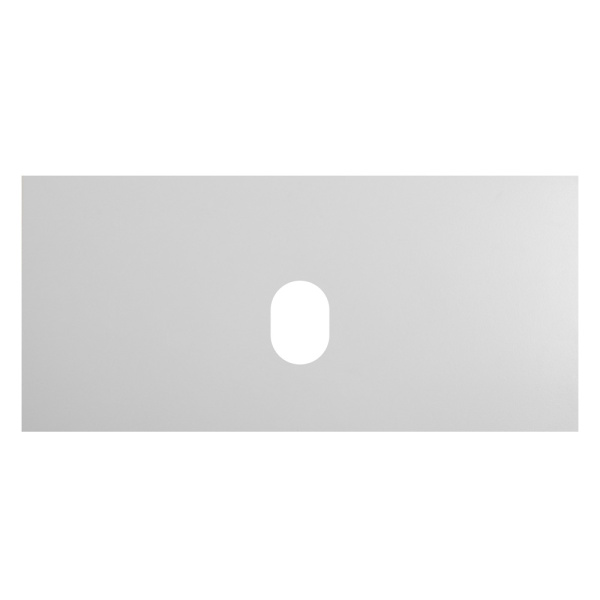 Столешница из керамогранита без отверстия под смеситель 1016x468 KEP-100-BO-W0 Bianco Opaco