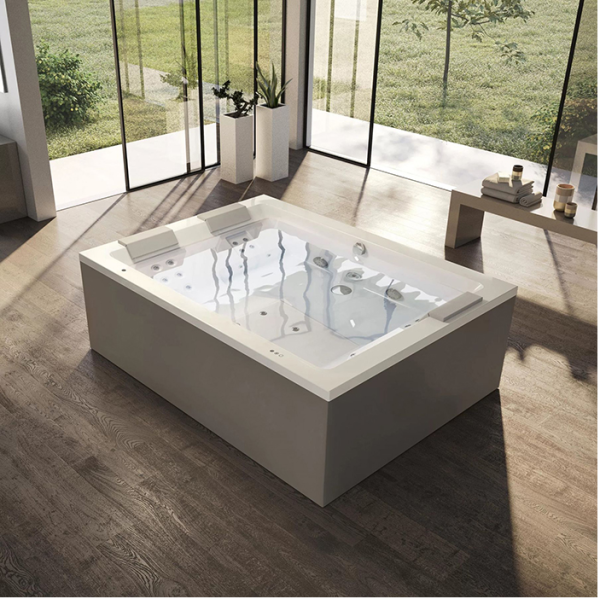 Гидромассажная ванна Jacuzzi Sharp Extra шгв 2000*1500*650 Rainbow + Clean System цвет-белый SHA401E0A00