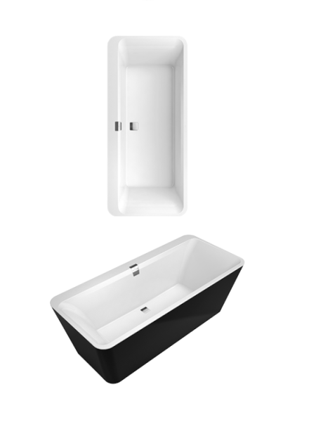 Ванна Villeroy&Boch Squaro Edge 12 шгв 1800*800*450 цвет-альпийский белый UBQ180SQE7PDV-01