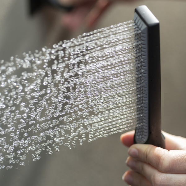 Комплект Bossini APICE Смеситель для ванны, встраиваемый, однорычажный, с ручным душем Slim и шлангом 1500 мм., черный матовый + Встраиваемая часть (Z00555.073+Z00546000)