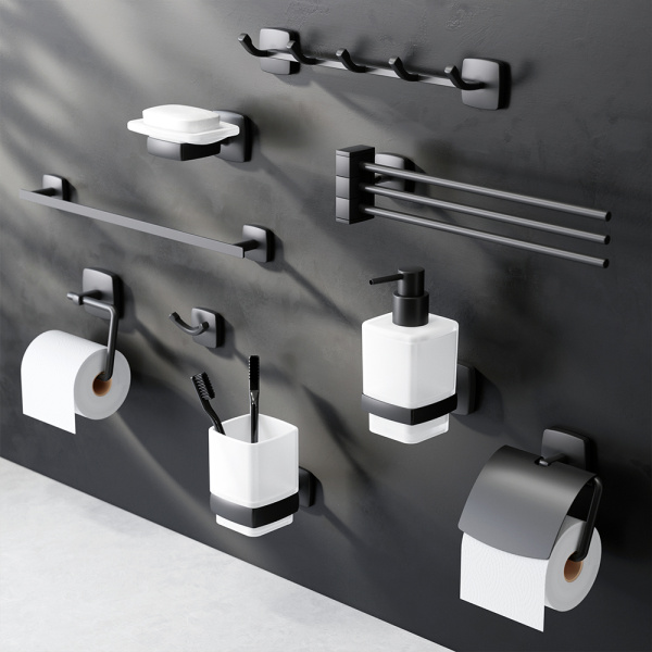 AM.PM A9033422 Gem, Стойка с туалетной щеткой, черная