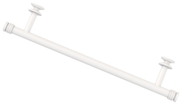 Полка Сунержа прямая д 370 материал-нержавеющая сталь цвет-белый матовый 30-2012-0370