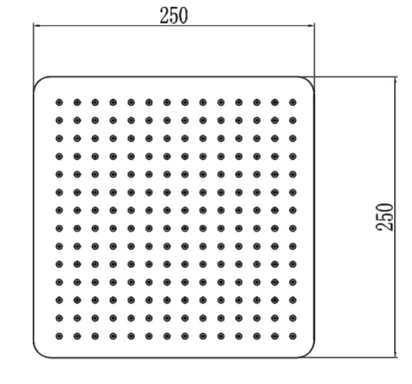 Лейка для верхнего душа Savol (S-FDP01H)
