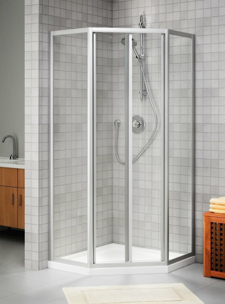 Душевое ограждение DUKA Prima 2000 шгв 963*900*1900 серебристый матовый цвет стекла-прозрачный CUFP 963 190 SIL A10