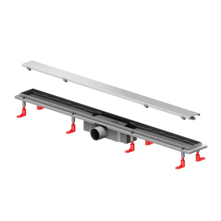 AM.PM W02SC-U11-090-04SB PrimeFlow Трап для душа линейный универс затвор Tile 90см цвет сталь мат