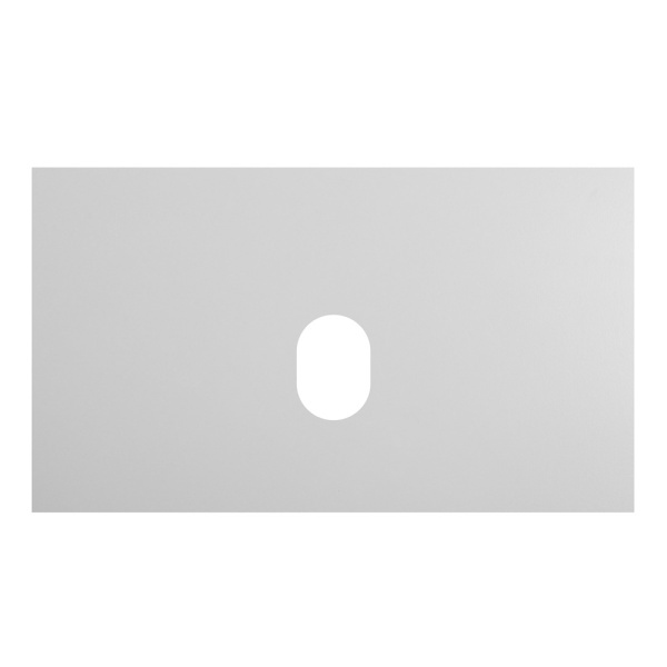 Столешница из керамогранита без отверстия под смеситель 816x468 KEP-80-BO-W0 Bianco Opaco