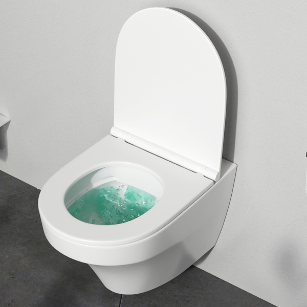 AM.PM IS49051.501700 Инсталл с клав Pro L глянц хром с подв унит Inspire FlashClean с сид м/л