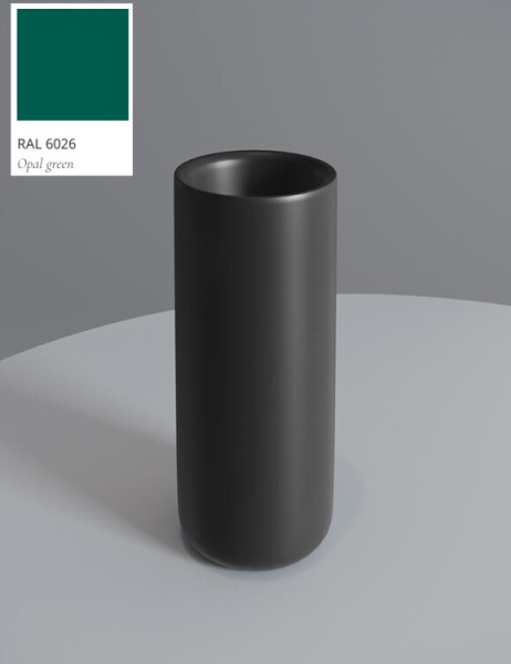 Стакан Salini Gocce шгв 60*60*120 цвет-RAL 6026 (ст.арт. 1901201RF RAL6026) 1901201F RAL6026
