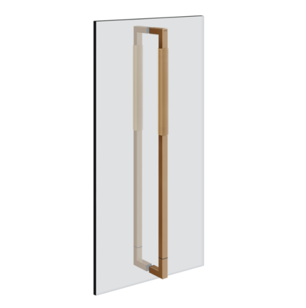 Ручка Gessi Shower outfit двойная 600 мм Warm Bronze Brushed PVD 67537/726