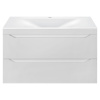 Тумба под раковину Vincea Fine 800 подвесная, 2 выкатных ящика soft close, G.White
