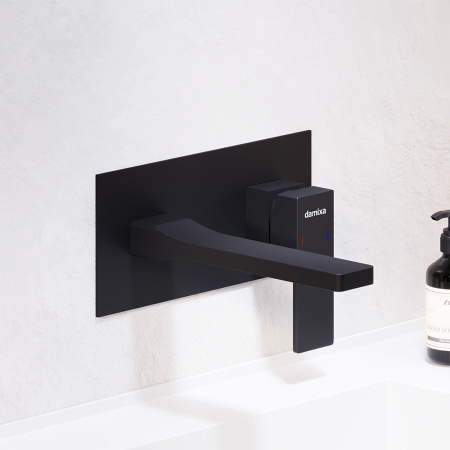 Damixa 530260300 Gala встраиваемый смеситель для умывальника, чёрный