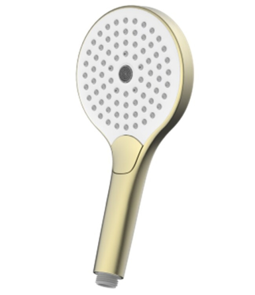 Ручной душ Splendy Sense C 130 цвет-золото матовое (брашированное)/белый SC21713R3GMW