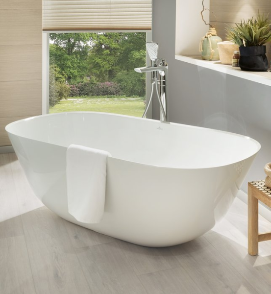 Ванна Villeroy&Boch Theano шгв 1550*750*506 цвет-альпийский белый UBQ155ANH7F200V-01