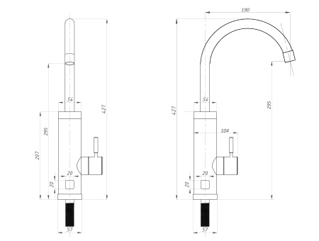 Проточный водонагреватель TSARSBERG электрический (TSB-WH1144)