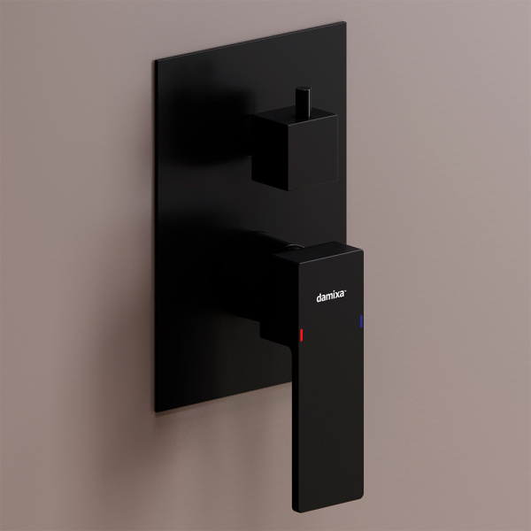 Damixa 537100300 Gala встраиваемый смеситель для ванны - душа, чёрный