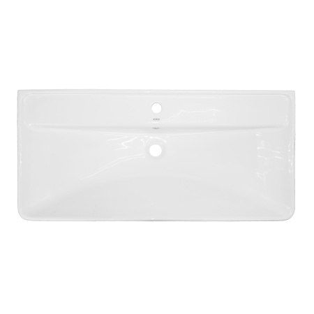 Комплект Тумба Azario Ника 100 1000х475х560 подвесная, с раковиной Monte 100, белый (CS00089923)