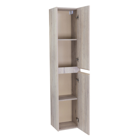 KRAFT Шкаф подвесной с двумя распашными дверцами с доводчиками, с двумя полками, правост. Rovere Galifax Bianco, 330x300x1600, KRAFT-1600-2A-SC-RGB-R