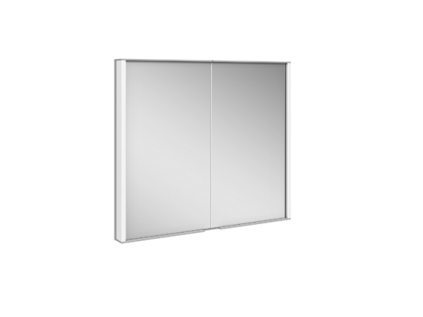 Зеркальный шкаф Keuco Royal Match шгв 800*160*700 цвет корпуса-серебристый анодированный 12812 171301