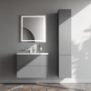 AM.PM M90FHX07522GM GEM, База под раковину, подвесная, 75 см, 2 ящика push-to-open, графит матовый