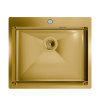 Кухонная мойка FLORACIO Steel F.5951.GD, золото матовое